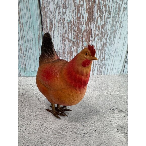 1930's Celluloid Chicken Figurine 3.5" Collectible Decor - Picture 1 of 10